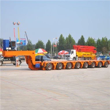 Remolque hidráulico de cama baja